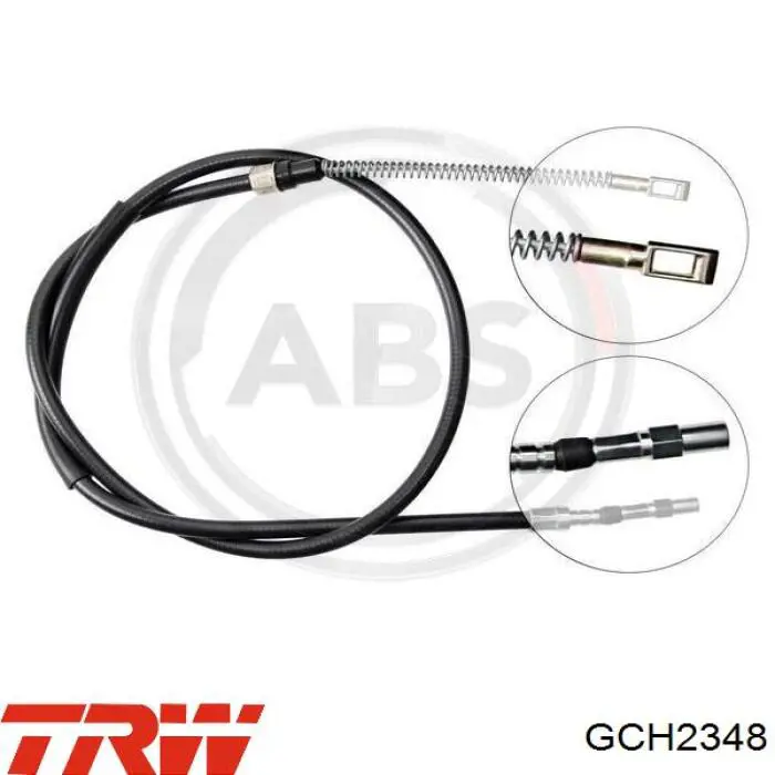Cable de freno de mano trasero derecho/izquierdo 550267 Adriauto