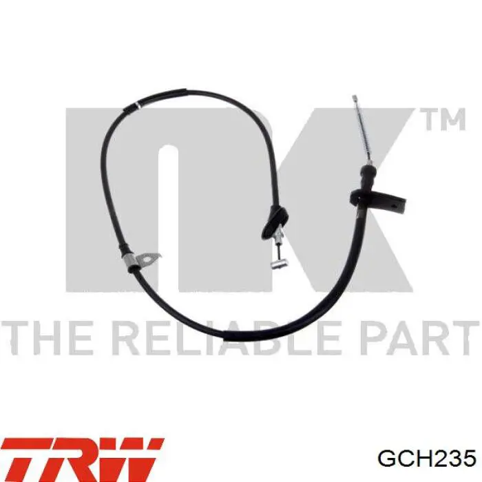 GCH235 TRW cable de freno de mano trasero derecho