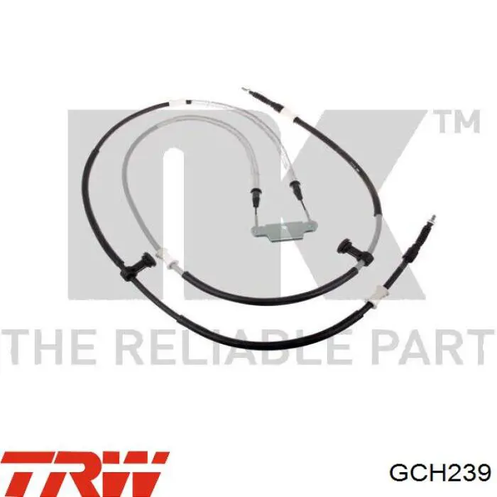 GCH239 TRW cable de freno de mano trasero derecho/izquierdo
