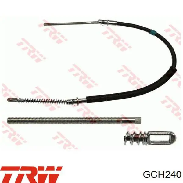 522154 General Motors cable de freno de mano trasero derecho