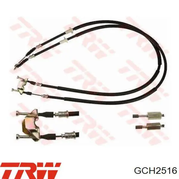 GCH2516 TRW cable de freno de mano trasero derecho/izquierdo
