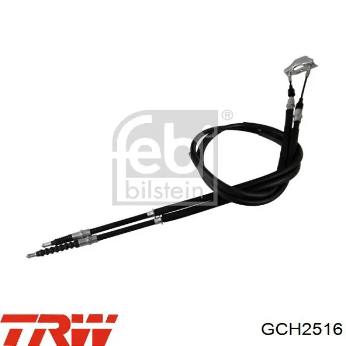 Cable de freno de mano trasero derecho/izquierdo 207373 Hans Pries (Topran)