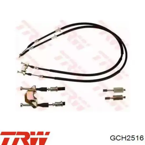 Cable de freno de mano trasero derecho/izquierdo Hans Pries (Topran) 207373