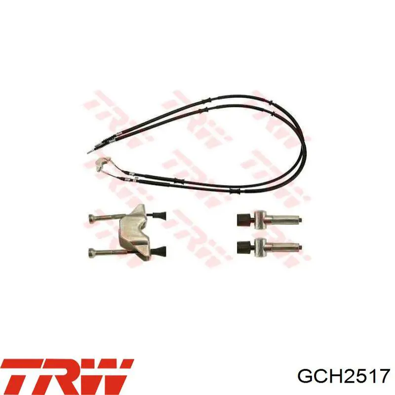 Cable de freno de mano trasero derecho/izquierdo 2001225 Beca Cables