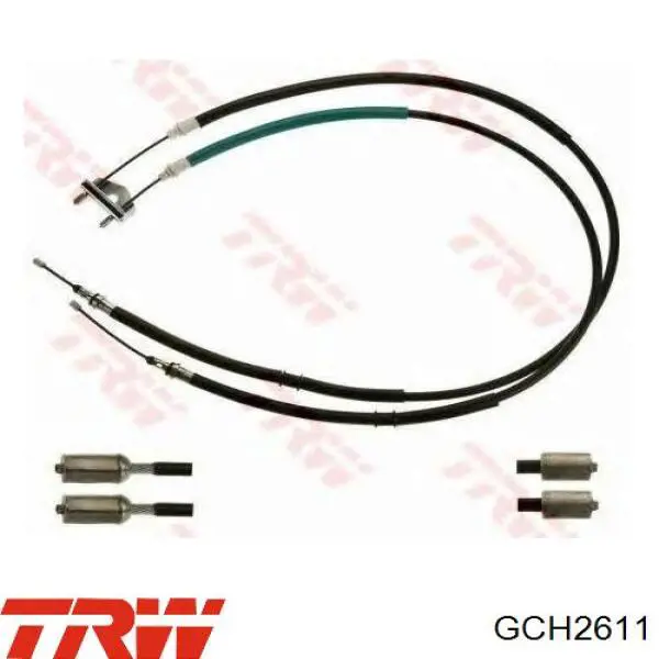 8AS355667221 HELLA cable de freno de mano trasero derecho/izquierdo