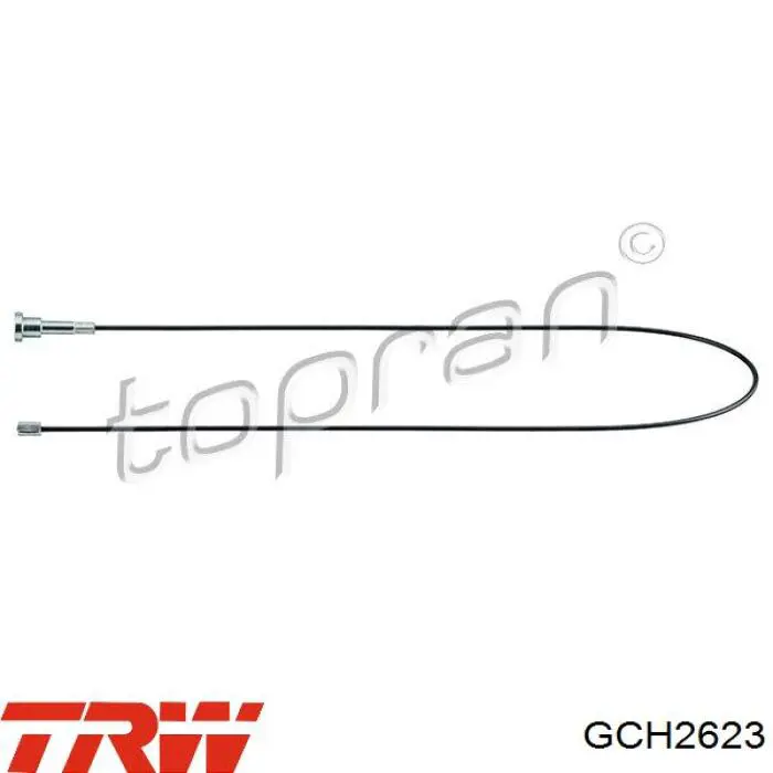 RM4424 Goodrem cable de freno de mano trasero derecho