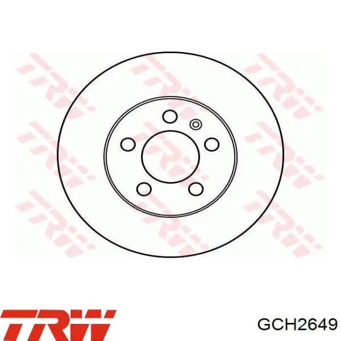 Comprar GCH2649 TRW Cable de freno de mano trasero derecho/izquierdo