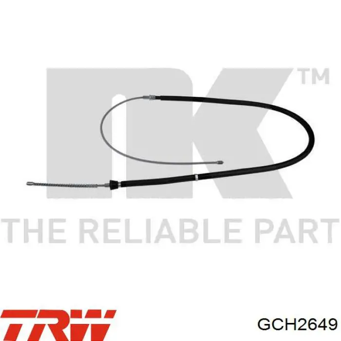 Cable de freno de mano trasero derecho/izquierdo TRW GCH2649 precio, desde 10,16 EUR
