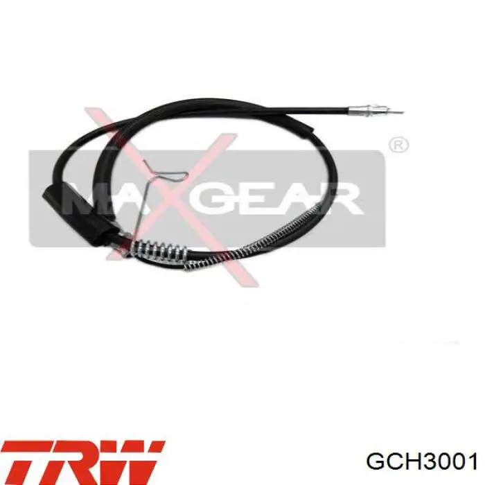 GCH3001 TRW cable de freno de mano trasero izquierdo