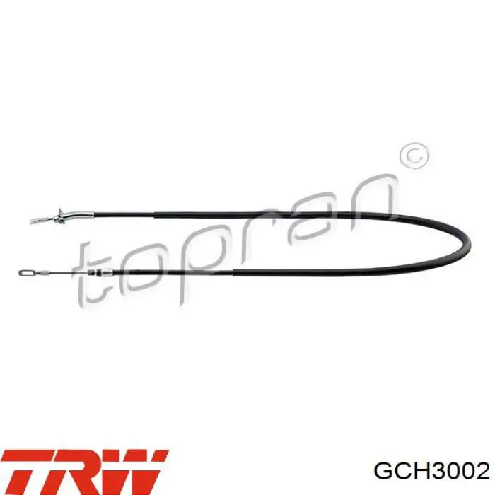 GCH3002 TRW cable de freno de mano trasero derecho/izquierdo