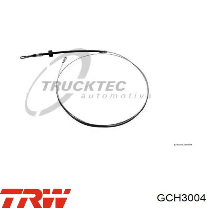 235261 Trucktec cable de freno de mano delantero
