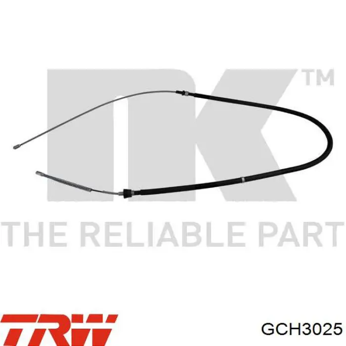 GCH3025 TRW cable de freno de mano trasero derecho/izquierdo