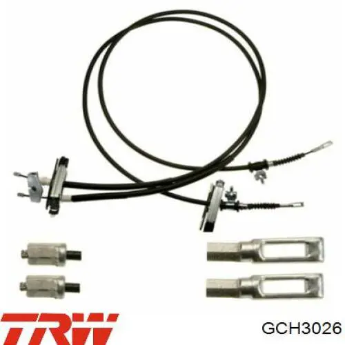 GCH3026 TRW cable de freno de mano trasero derecho/izquierdo