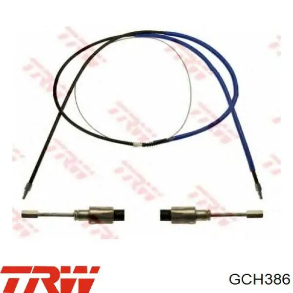 GCH386 TRW cable de freno de mano delantero