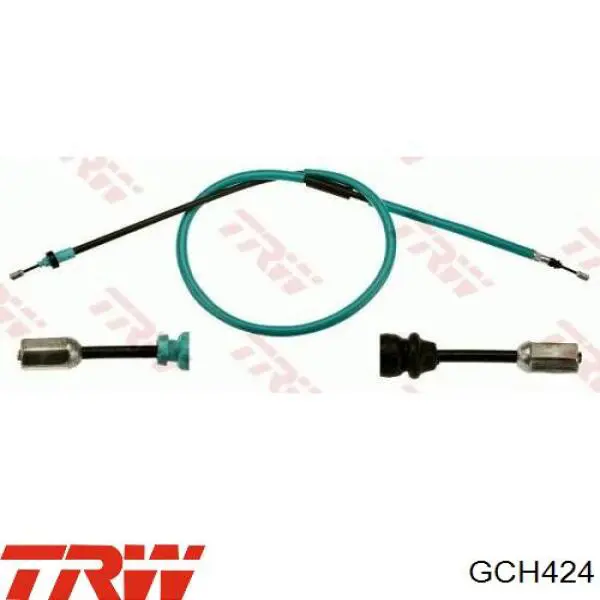 GCH424 TRW cable de freno de mano trasero derecho