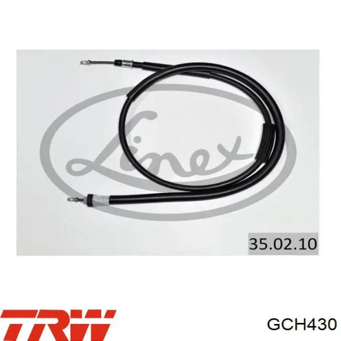 GCH430 TRW cable de freno de mano trasero derecho