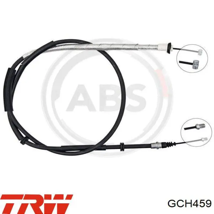 GCH459 TRW cable de freno de mano trasero izquierdo