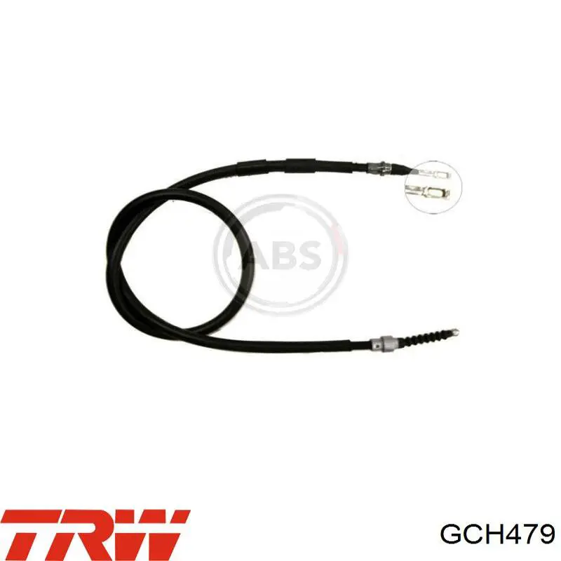 Cable de freno de mano trasero derecho/izquierdo para Volkswagen Sharan (7M8, 7M9, 7M6)