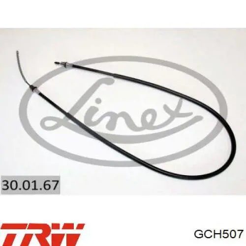 GCH507 TRW cable de freno de mano trasero izquierdo