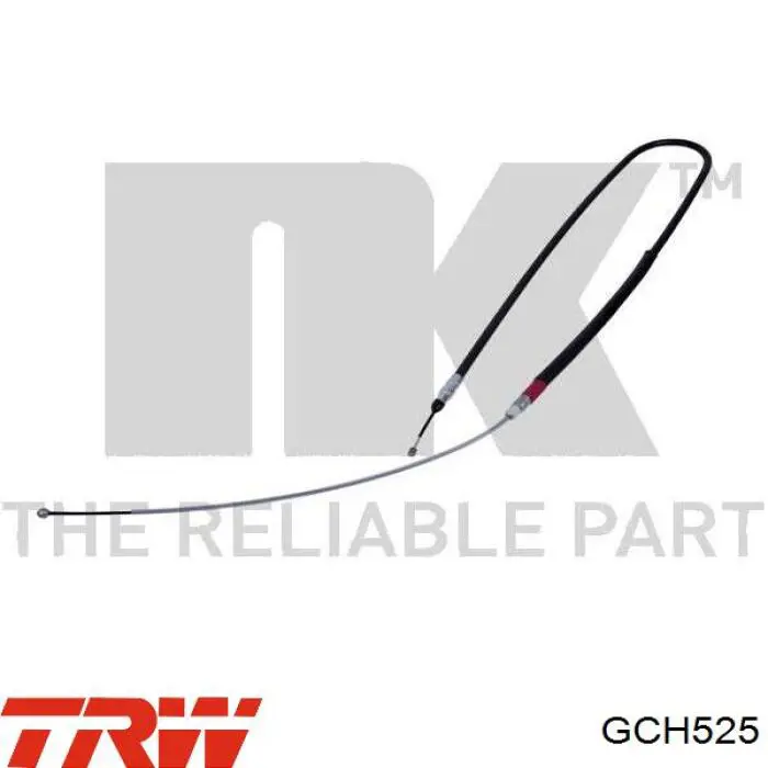 GCH525 TRW cable de freno de mano trasero derecho