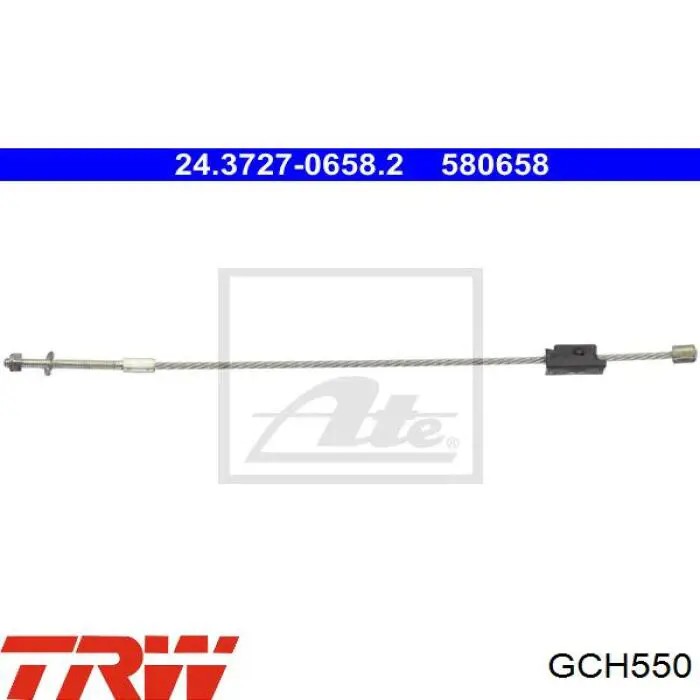 Cable de freno de estacionamiento delantero K12001 ABS