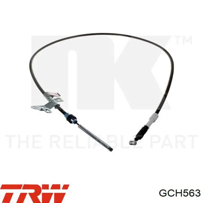 GCH563 TRW cable de freno de mano trasero derecho