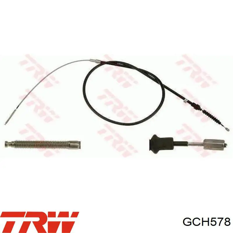 219015 Solgy cable de freno de mano trasero derecho/izquierdo