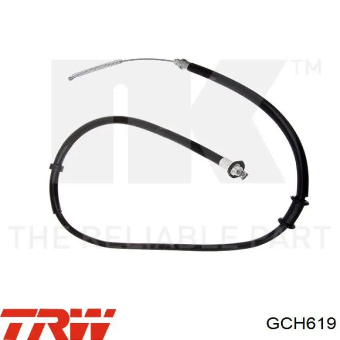 GCH619 TRW cable de freno de mano trasero izquierdo