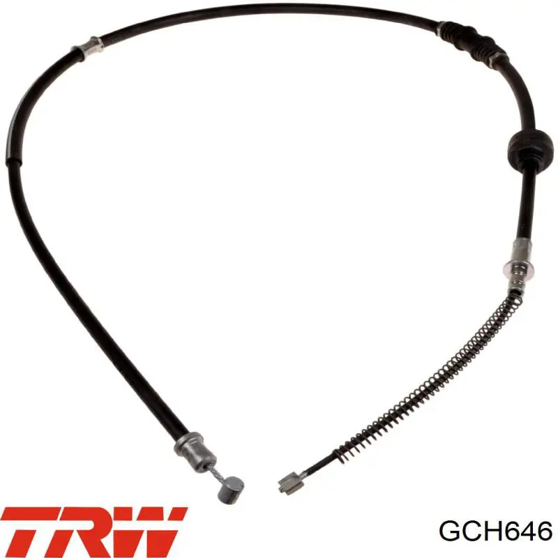 GCH646 TRW cable de freno de mano trasero izquierdo