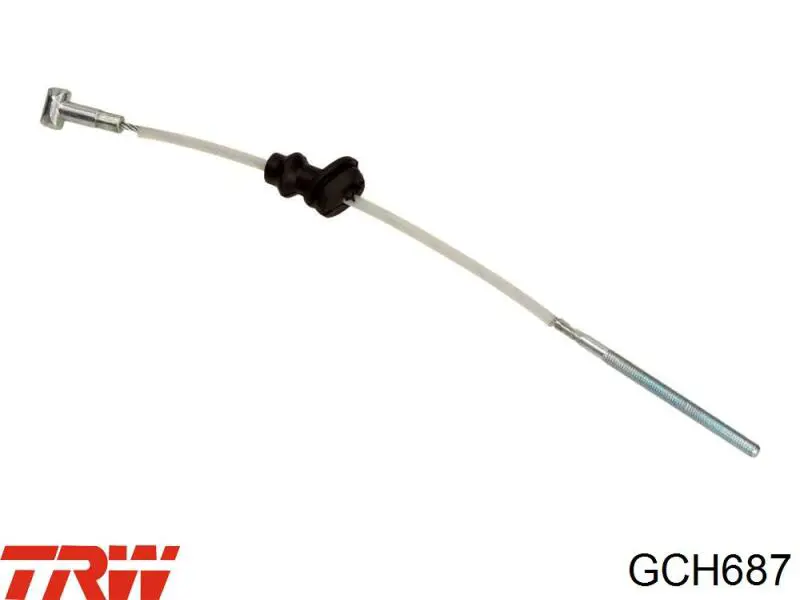 GCH687 TRW cable de freno de mano trasero derecho