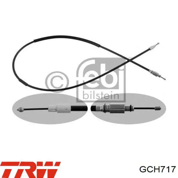 Cable de freno de mano trasero derecho/izquierdo LABR1754 Starline