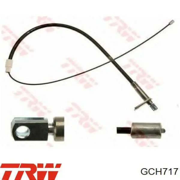 GCH717 TRW cable de freno de mano trasero derecho/izquierdo