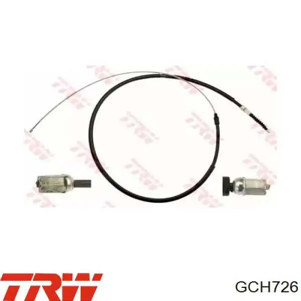 GCH726 TRW cable de freno de mano trasero derecho/izquierdo