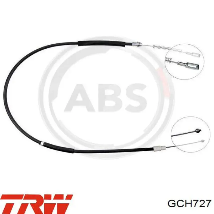 RM4310 Goodrem cable de freno de mano trasero derecho/izquierdo