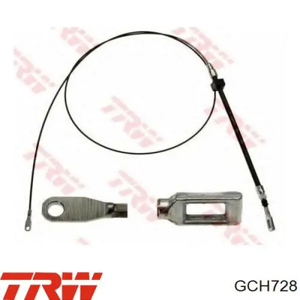 GCH728 TRW cable de freno de mano trasero derecho/izquierdo