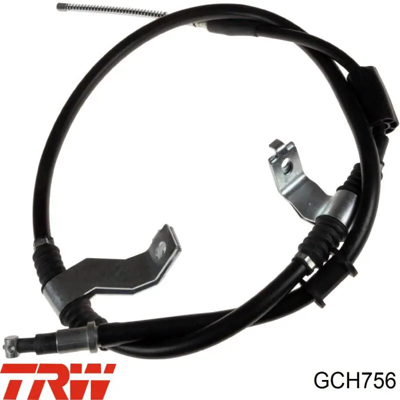 GCH756 TRW cable de freno de mano trasero izquierdo