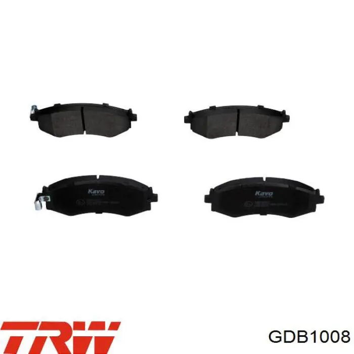 Comprar GDB1008 TRW Pastillas delanteras de freno