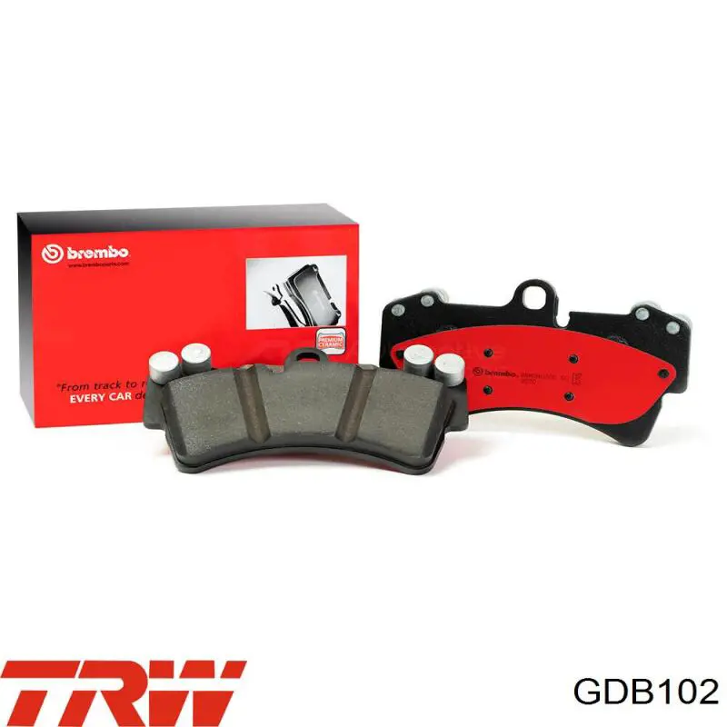 Pastillas de freno traseras 1605005 General Motors