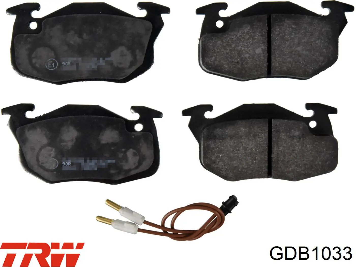 Comprar GDB1033 TRW Pastillas delanteras de freno