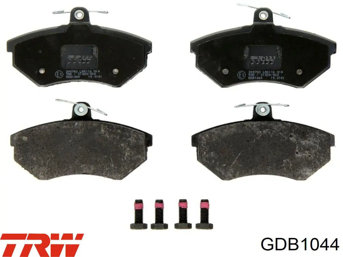 Pastillas de freno delanteras Seat Toledo 1 1L