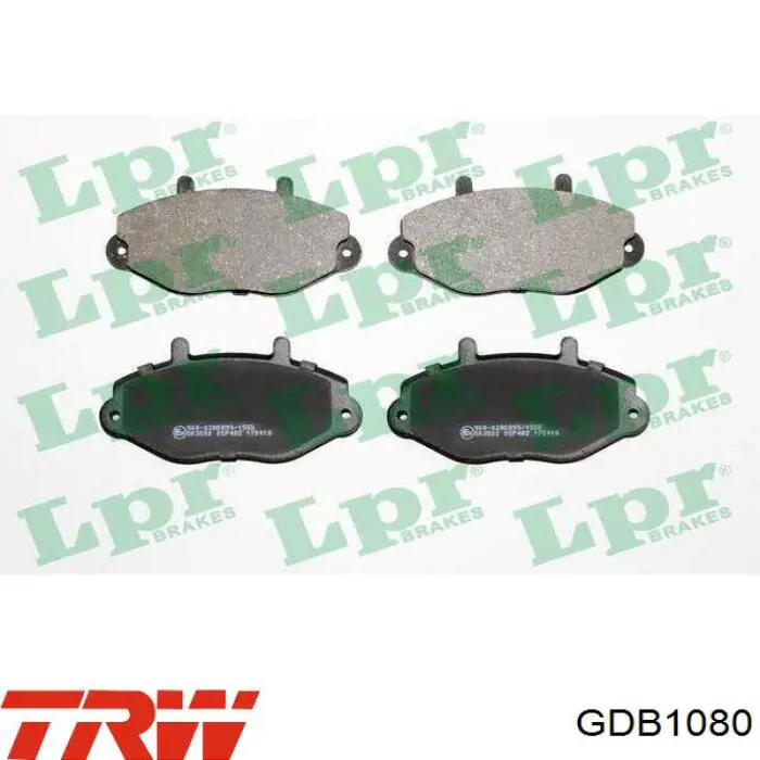Pastillas de freno GDB1080 TRW