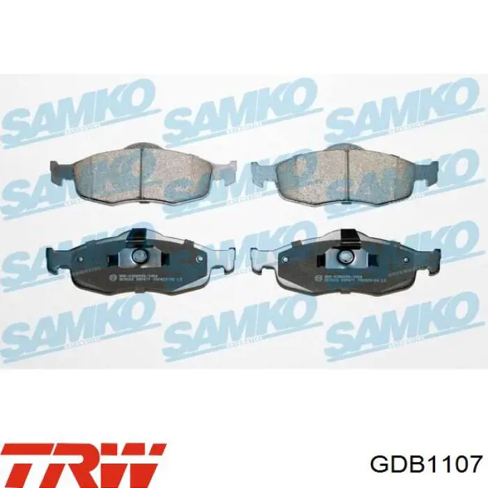 Pastillas de freno GDB1107 TRW