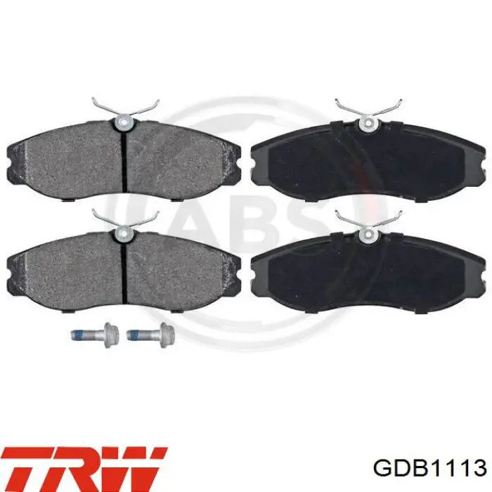 Comprar GDB1113 TRW Pastillas delanteras de freno