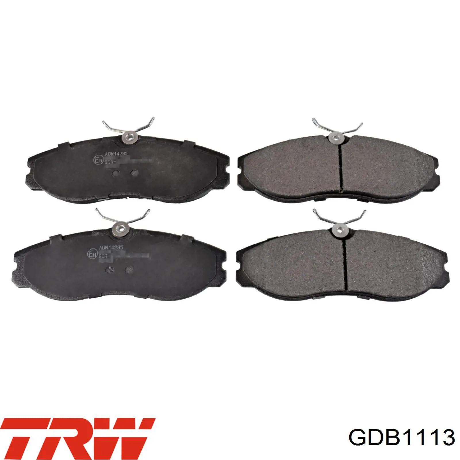 Pastillas de freno GDB1113 TRW