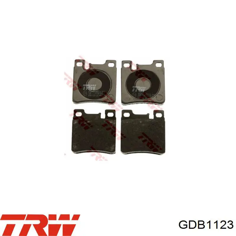Comprar GDB1123 TRW Pastillas de freno traseras