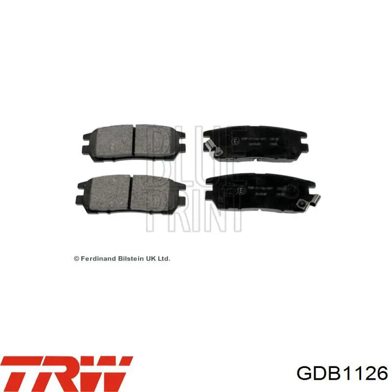 Comprar GDB1126 TRW Pastillas delanteras de freno