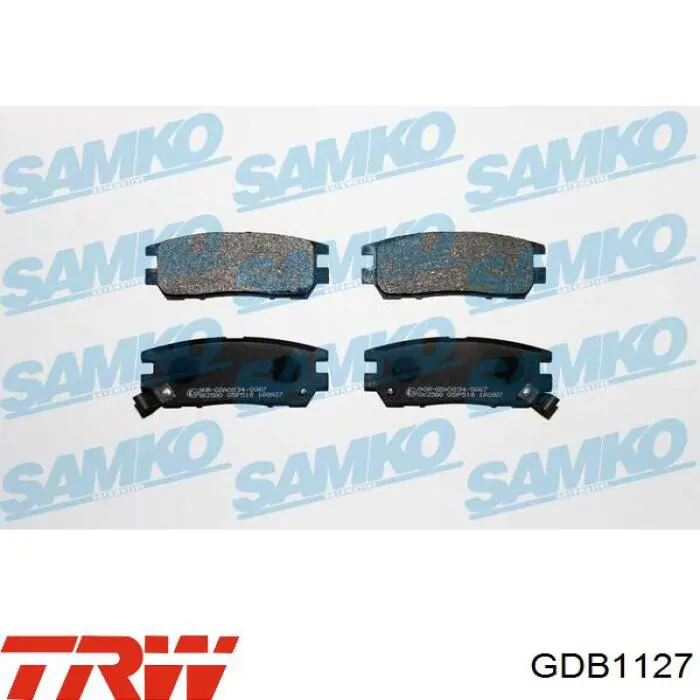 Comprar GDB1127 TRW Pastillas de freno traseras