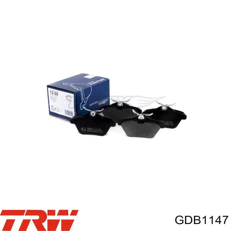 Pastillas traseras TRW GDB1147