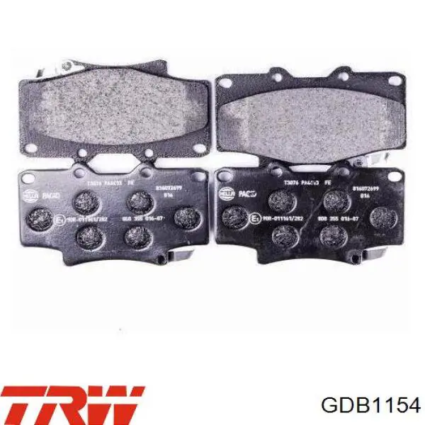 Pastillas de freno PA292AF Japan Parts