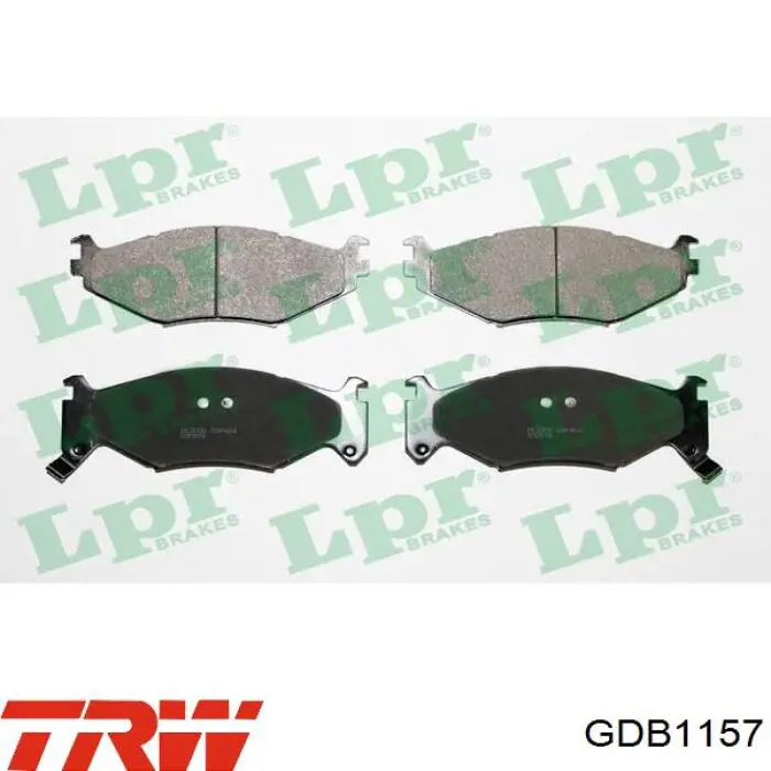 Pastillas freno delanteras TRW GDB1157 precio, desde 30,99 EUR